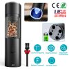 Electric Salt and Pepper Grinder Automatic Gravity Sensor Battery Powered Salt Mill LED Indicator Adjustable Coarseness One Hand Easy Operation