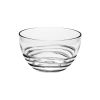 Designer Swirl Clear Acrylic Small Bowl, Break Resistant Premium Acrylic Round Serving Bowl for Party's, Snacks, or Salad Bowl, BPA Free