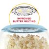 6QT. Blue Stirring Popcorn Machine With Serving Bowl