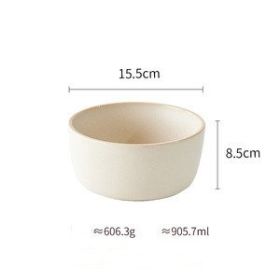 Pure Color Matte Ceramic Plate (Option: 23style)