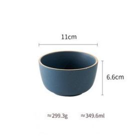 Pure Color Matte Ceramic Plate (Option: 20style)