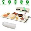 Silicone Food Warming Mat With 9 Temperature Levels 6Hrs Timer Child Lock Auto Shut Off Roll-Up Electric Warming Tray For Party Buffet Gathering Daily