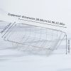 1pc Drain Rack; Drain Basket; Stainless Steel Kitchen Basket; Home Utensil Holder; Sink Basket; Retractable Sink Rack Suitable For Rectangular Sink Bo